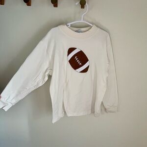 Kids Bailey Boys Long Sleeve Tee with Football Design